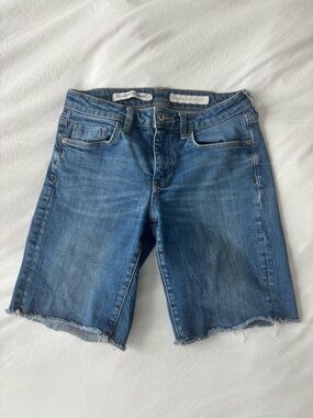 Pilcro Anthropologie Mid-Rise Slim Denim Shorts – Size 27